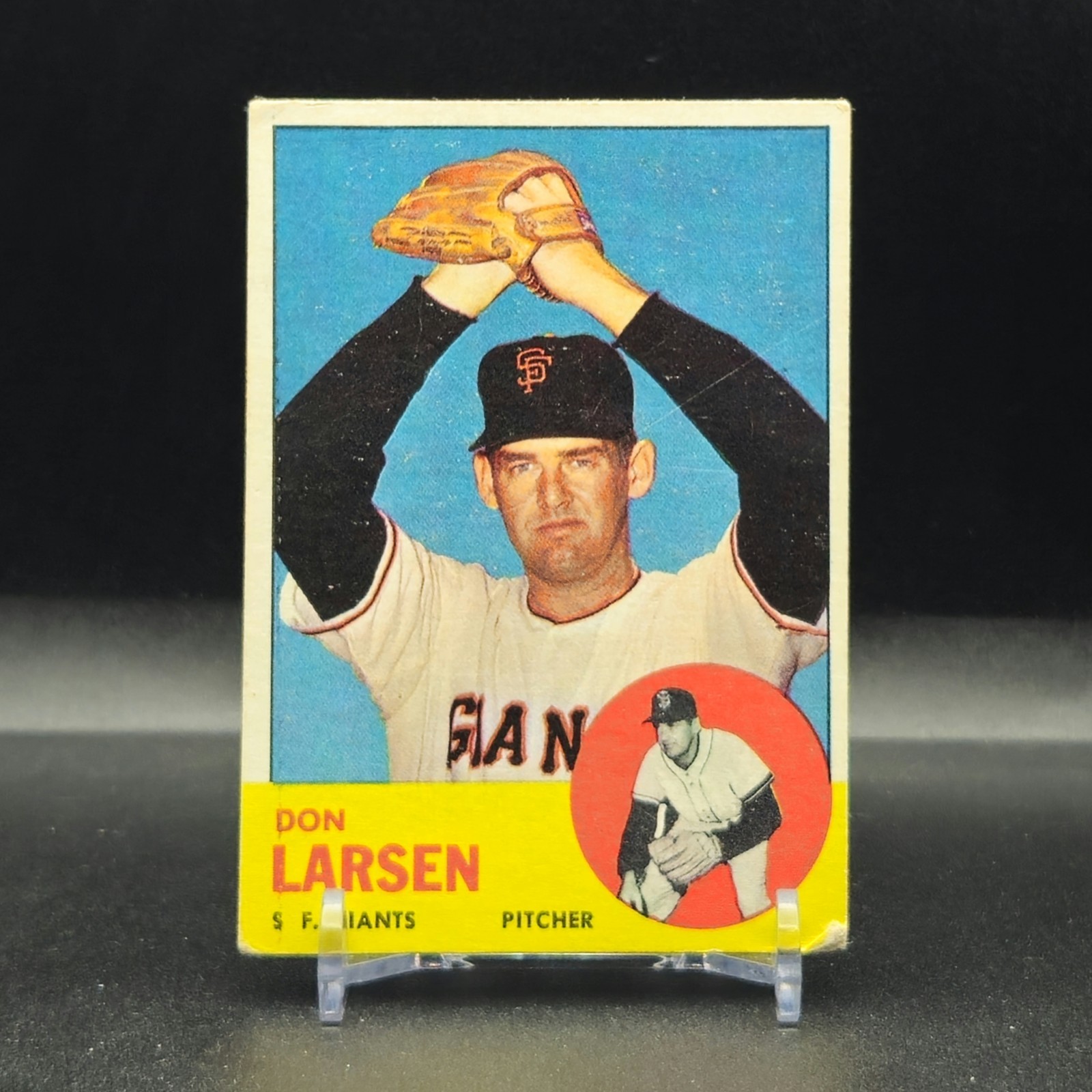 1963 Topps Baseball Don Larsen #163 San Francisco Giants