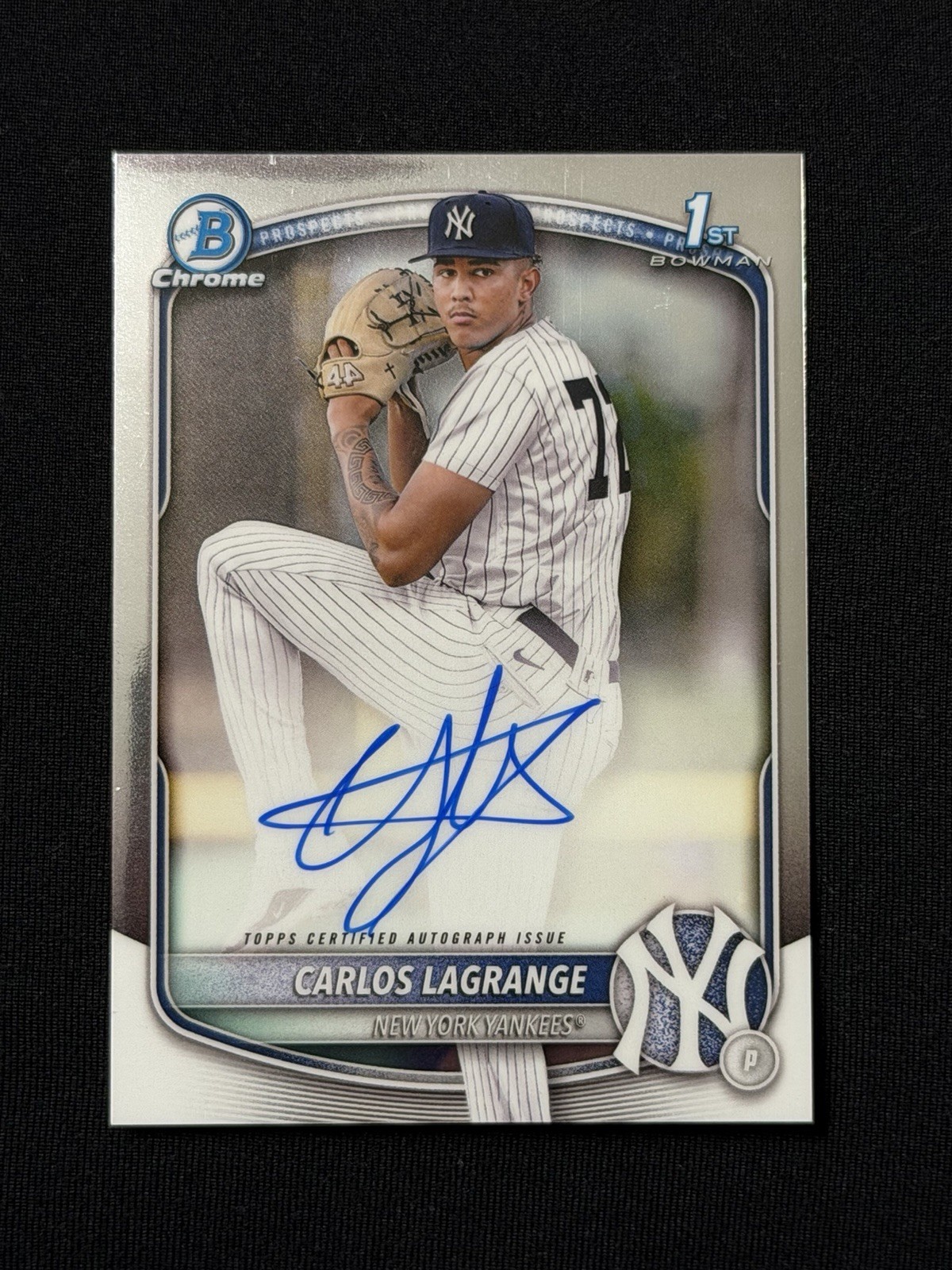 2025 Bowman Chrome – 1st Bowman Auto Carlos Lagrange #CPA-CL – See Description
