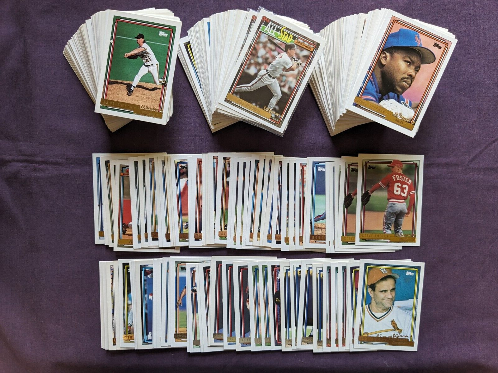 1992 Topps Gold Winners Baseball Card #276 – #550 – – – Pick a Card – – –