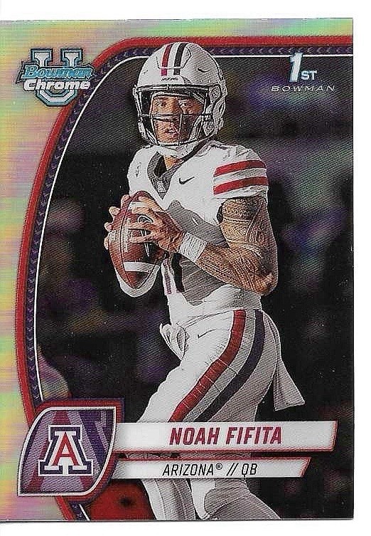 2024 Bowman University Chrome – Noah Fifita #140 Refractor (RC)
