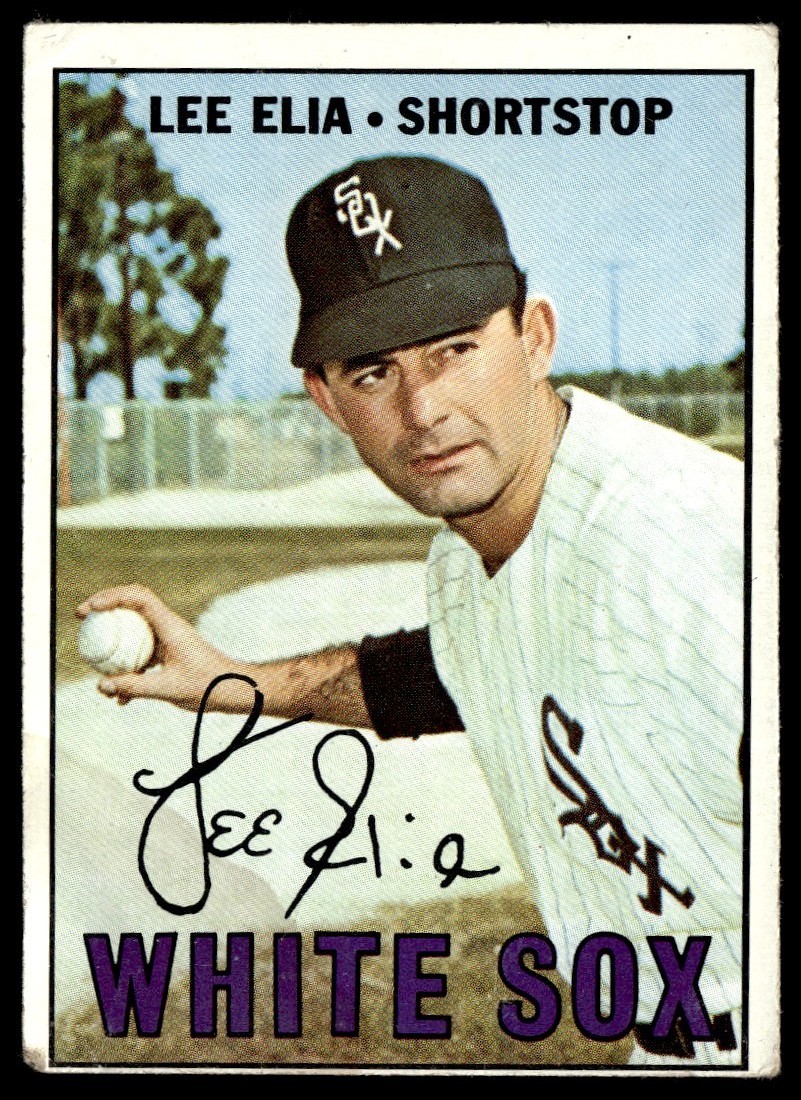 1967 Topps Lee Elia (MK) Chicago White Sox #406