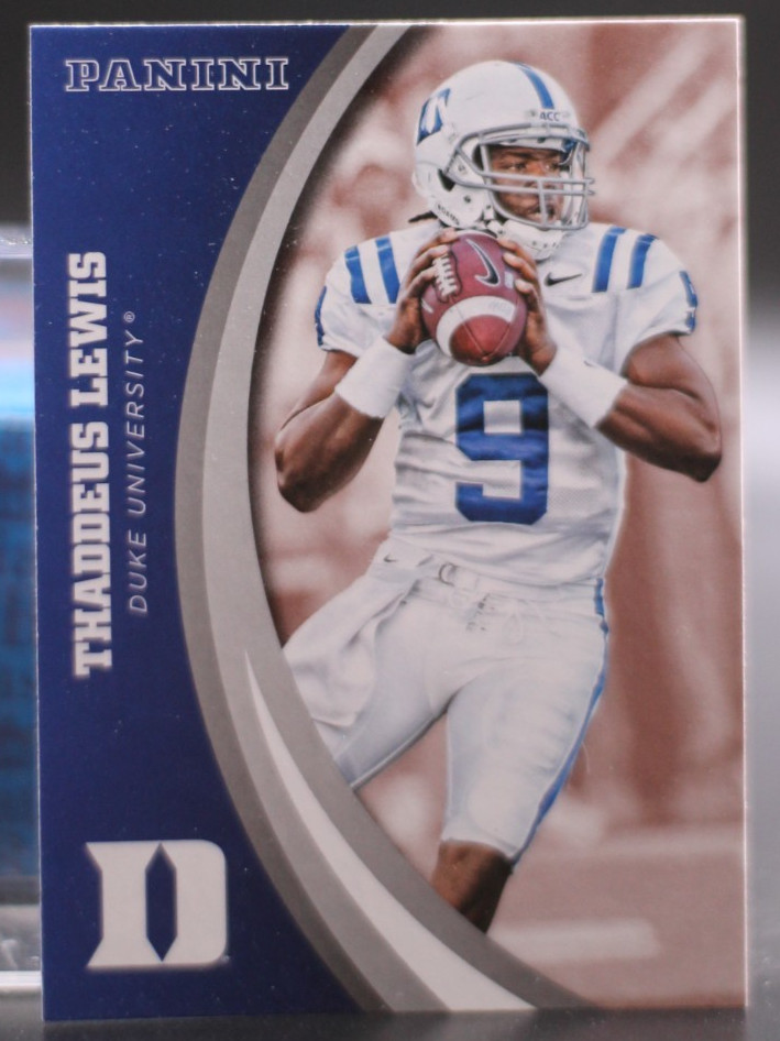 2015 Panini Duke Blue Devils – Thaddeus Lewis #12