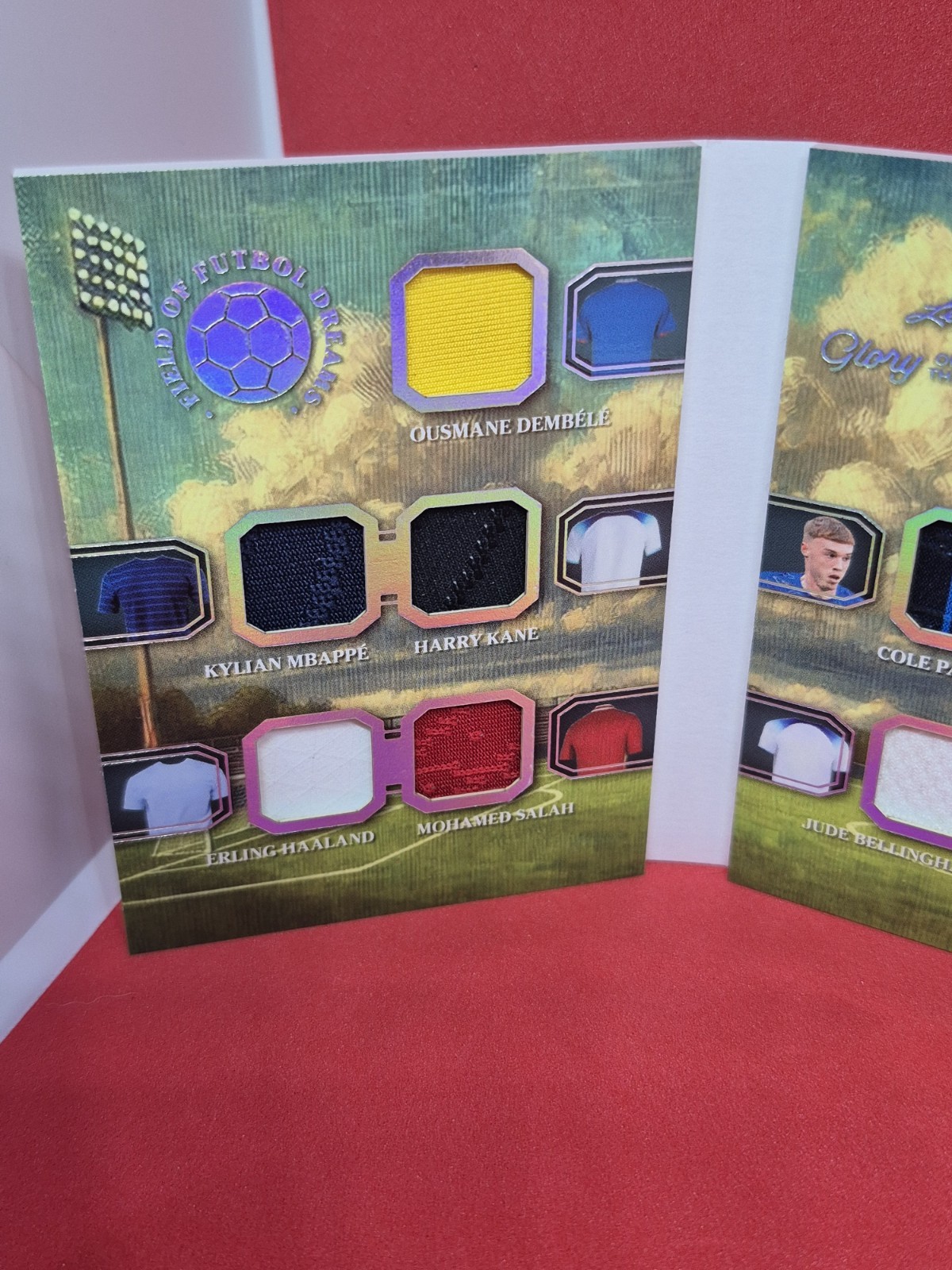 2026 Leaf Glory Field Of Dreams Booklet Mbappe Haaland Salah Kane 9/25 Jersey