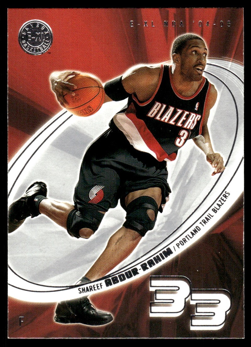 Shareef Abdur-Rahim 2004-05 SkyBox E-XL #70 Trail Blazers NBA READ FREE SHIPPING
