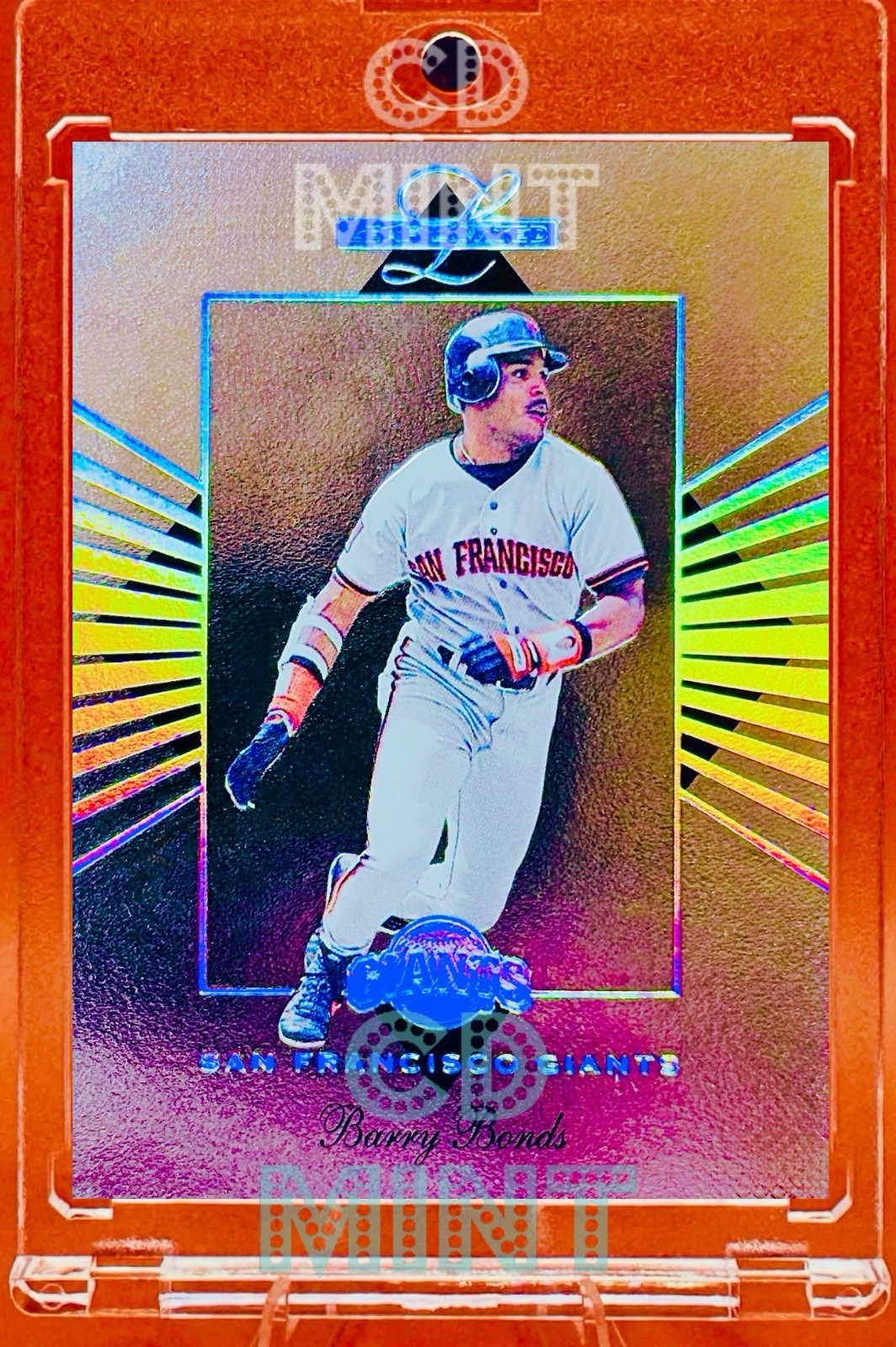 Barry Bonds SILVER LIMITED MIRROR FOIL CARD DONRUSS SAN FRANCISCO GIANTS MINT