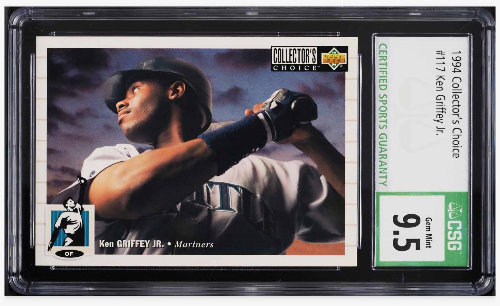 1994 ⚾ CSG 9.5 Ken Griffey Jr Upper Deck Collector’s Choice #117