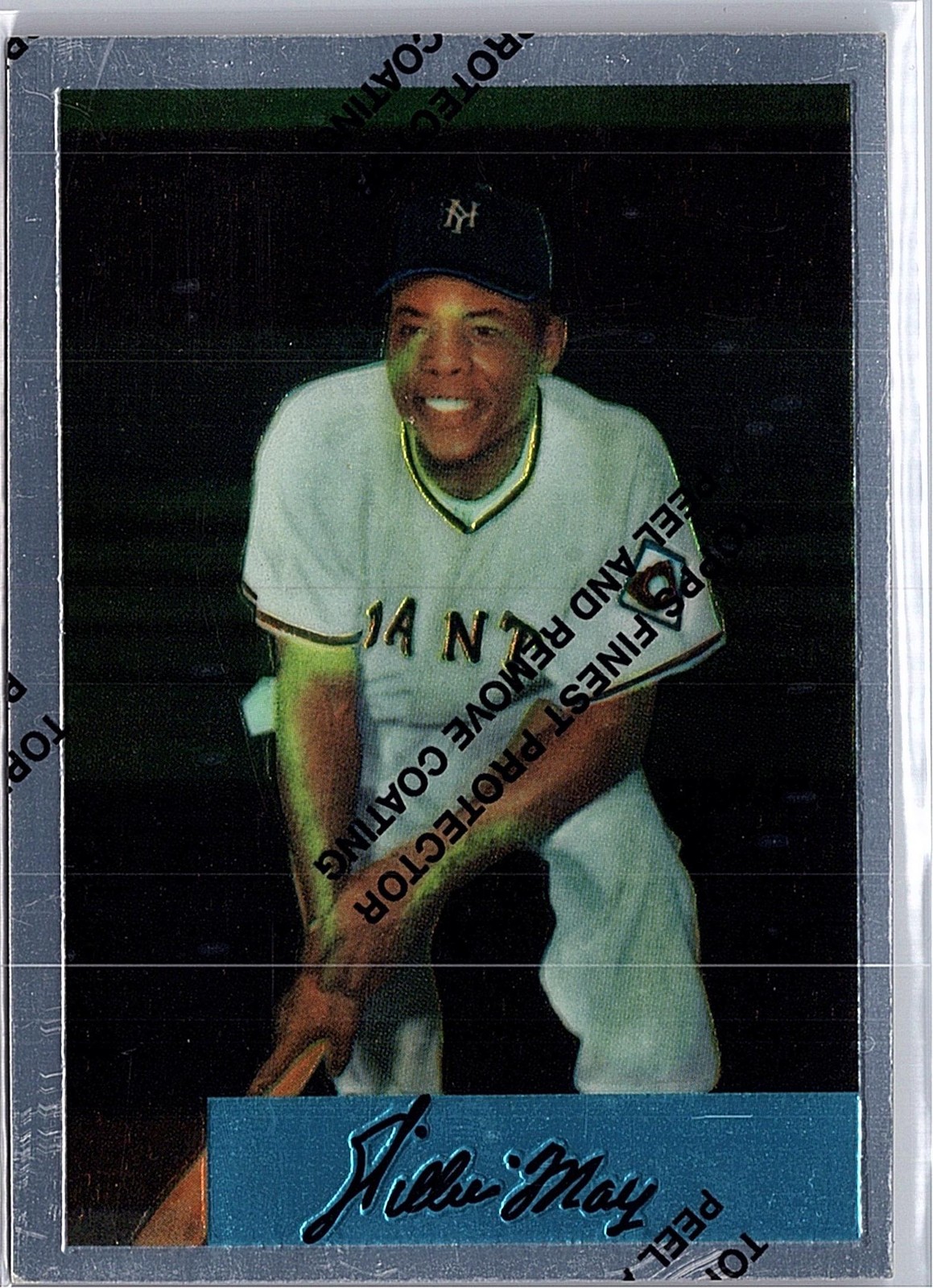 1997 Topps #4 Willie Mays Willie Mays Commemorative Reprints Finest