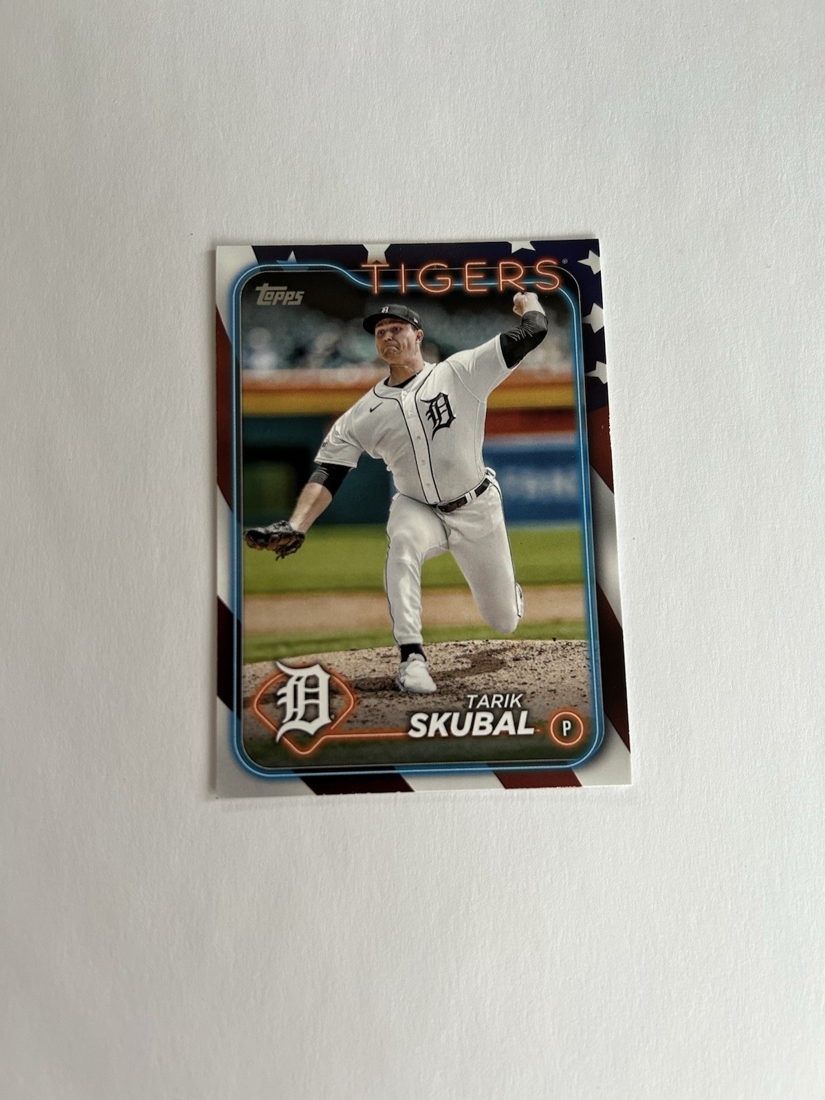 2024 Topps Series 1 Tarik Skubal #294 Independence Day /76