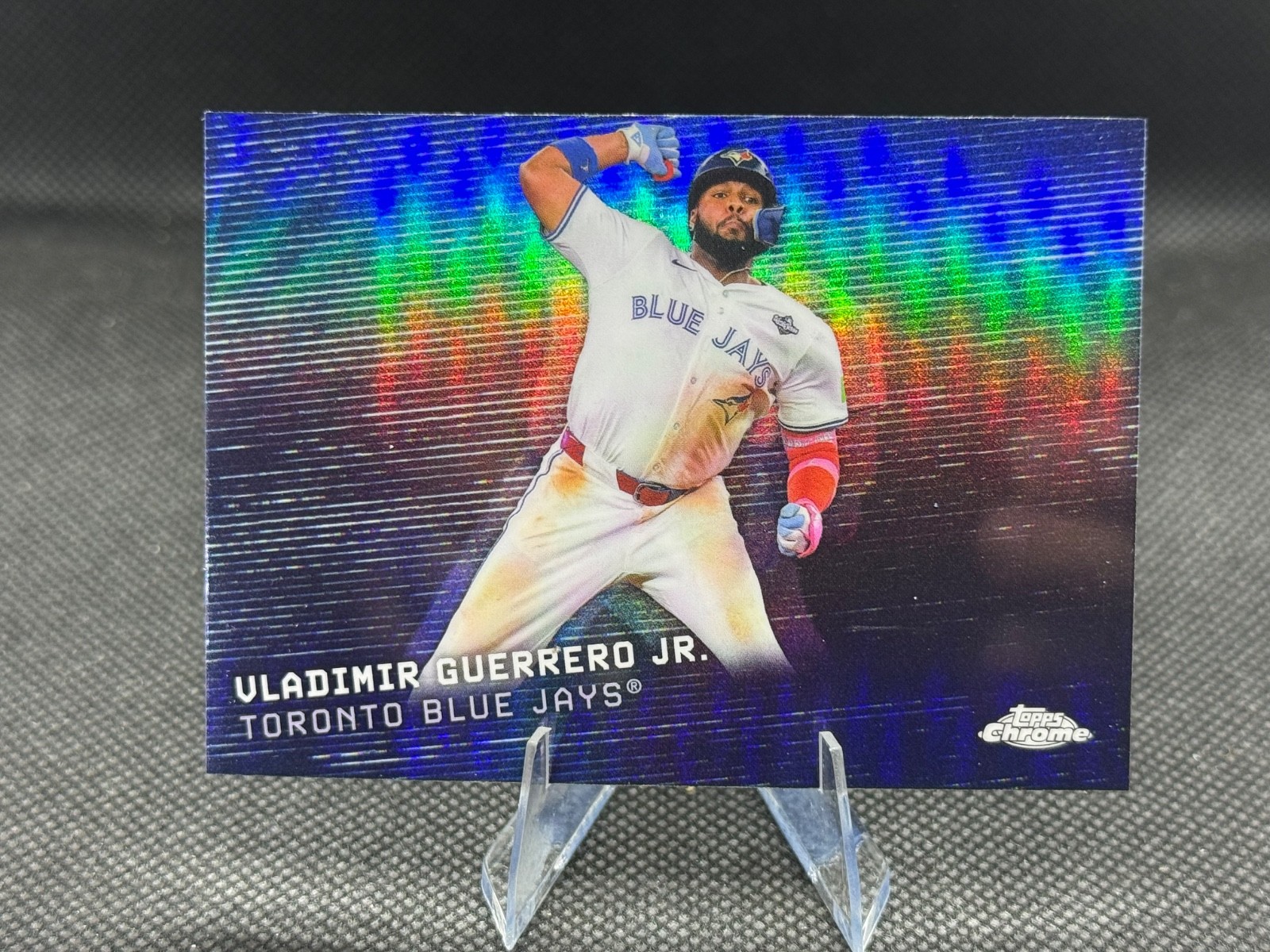 2026 Topps Chrome Vladimir Guerrero Jr. Static Noise SSP – Blue Jays
