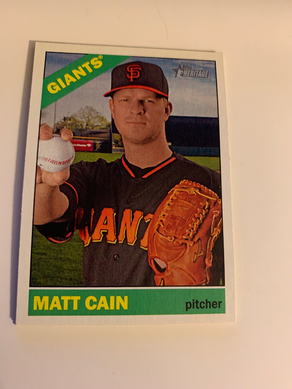 2015 Topps Heritage #420 Matt Cain San Francisco Giants