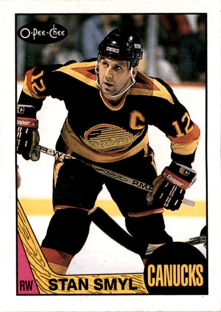 1987-88 Topps #4 Stan Smyl Vancouver Canucks