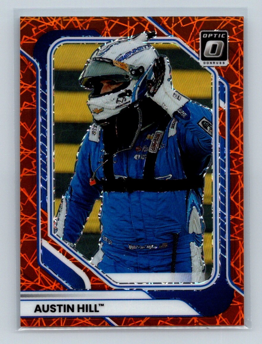 2026 Donruss Optic Racing Orange Velocity Prizm #90 Austin Hill NASCAR