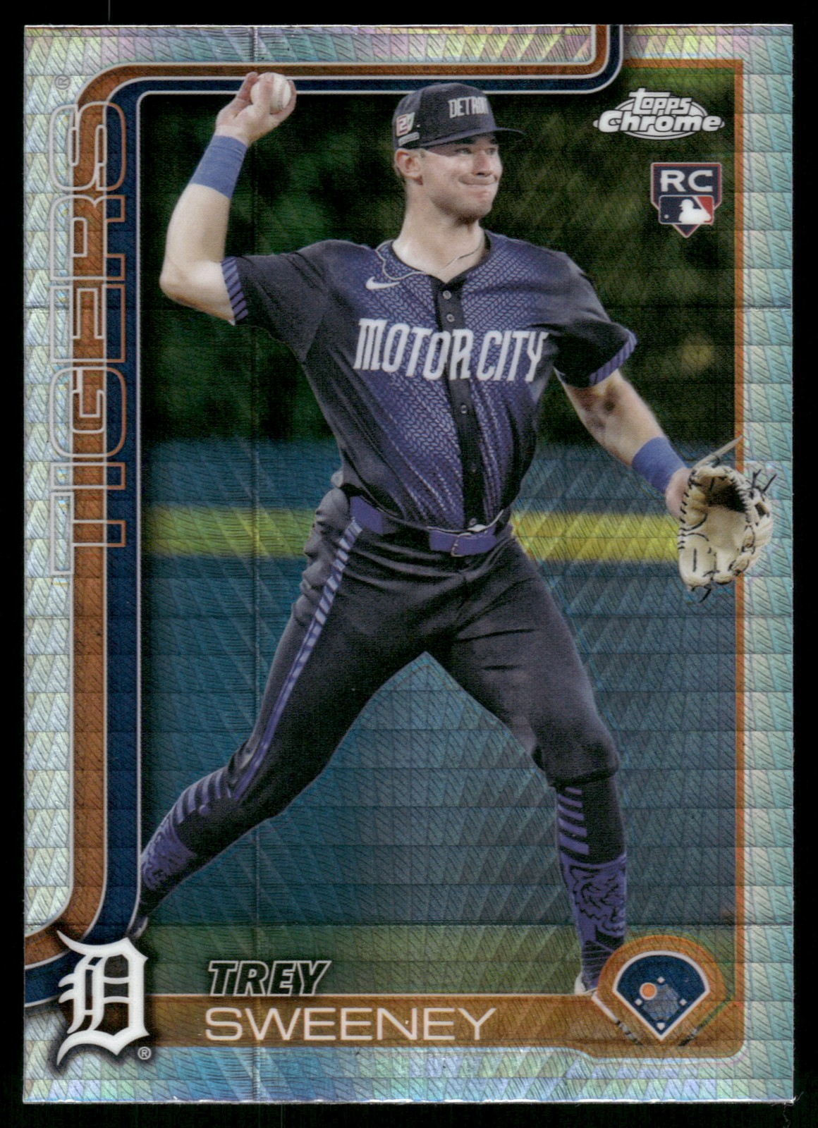 2025 Topps Chrome #6 Trey Sweeney Prism Refractors
