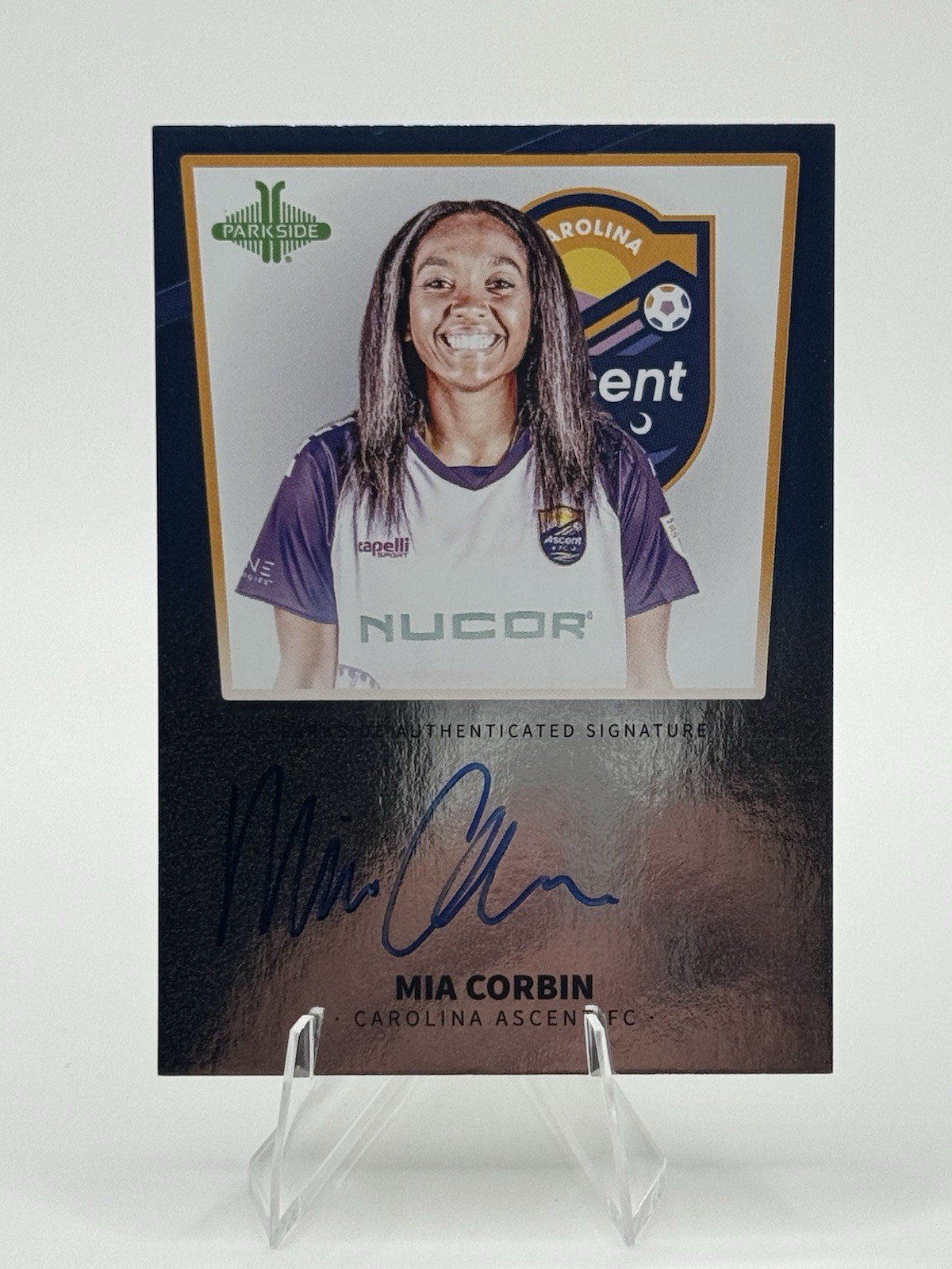 2026 Parkside Gainbridge Super League #S-MC Mia Corbin Blue /25 Auto
