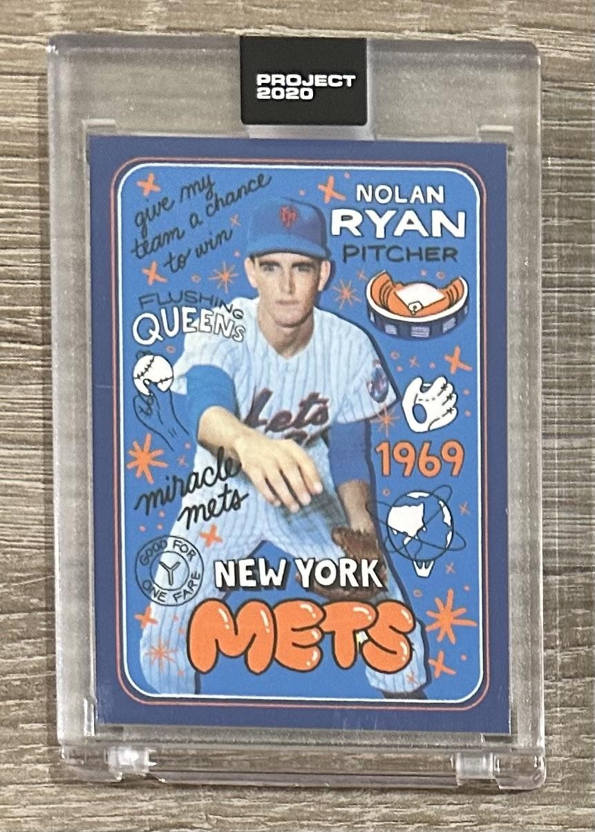 2020 Topps Project 2020 #165 Nolan Ryan by Sophia Chang – SEALED