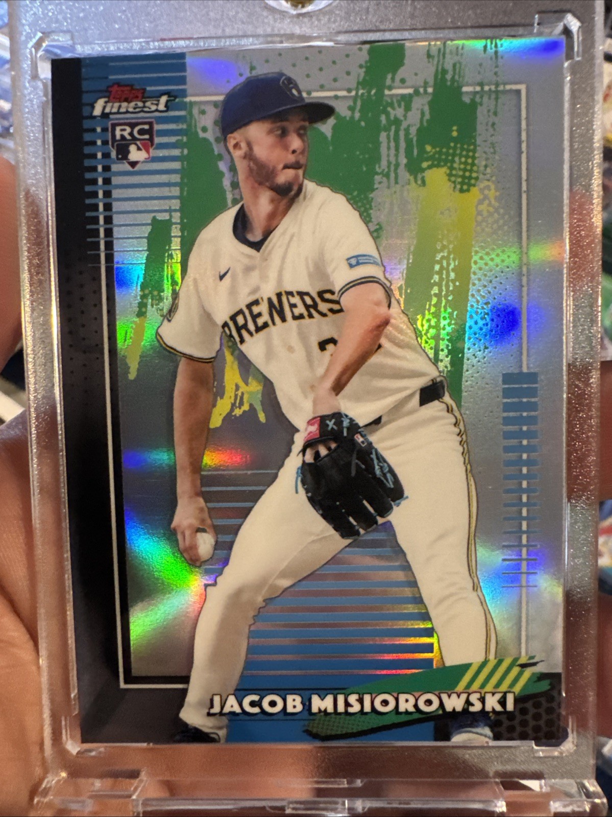 2026 Topps Finest Jacob Misiorowski Common RC #82 Brewers ROOKIE Silver