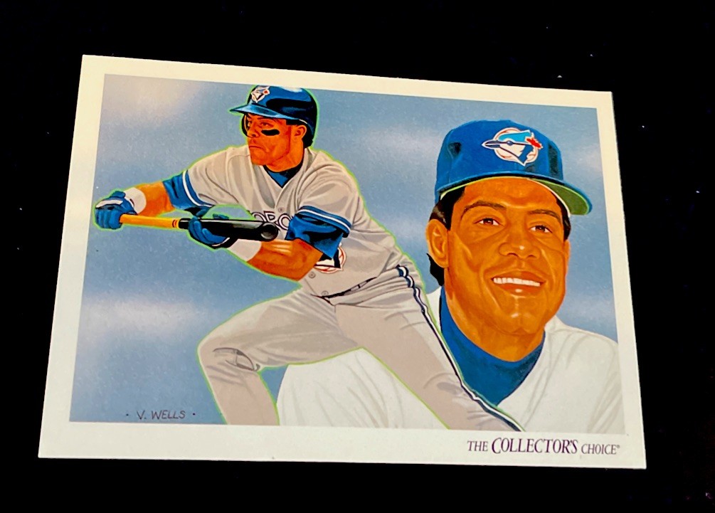 1993 Upper Deck Art Card- Roberto Alomar #815 Toronto Blue Jays MLB Hall Of Fame