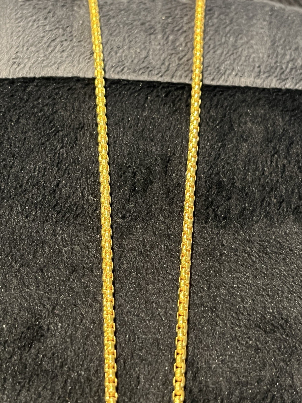 Nice (Messi) Titanium Stainless Steel Chain Gold plated Messi Pendant. 23.6 In.