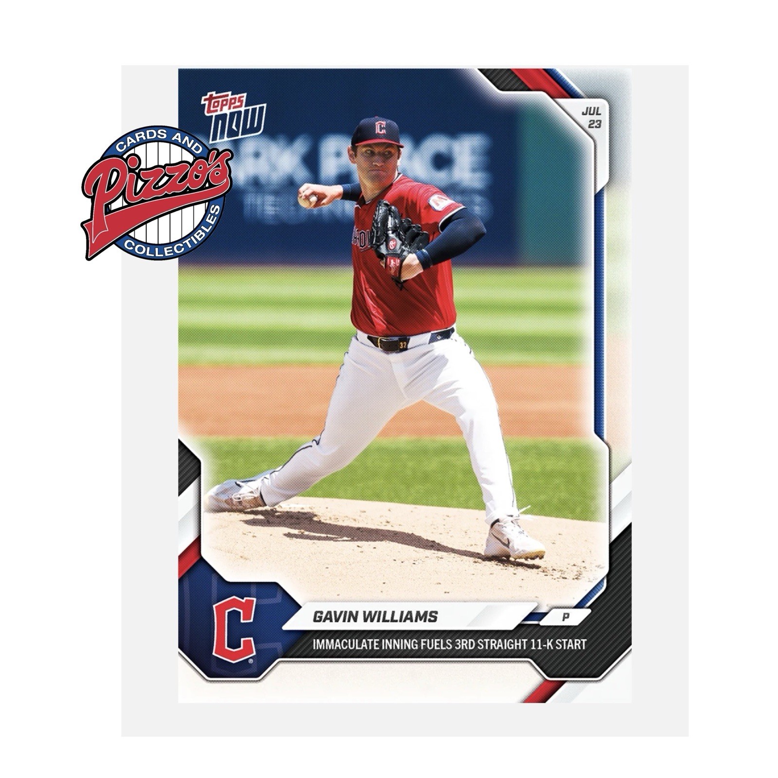 Gavin Williams Immaculate Inning 2026 MLB Topps NOW Card 481 Presale