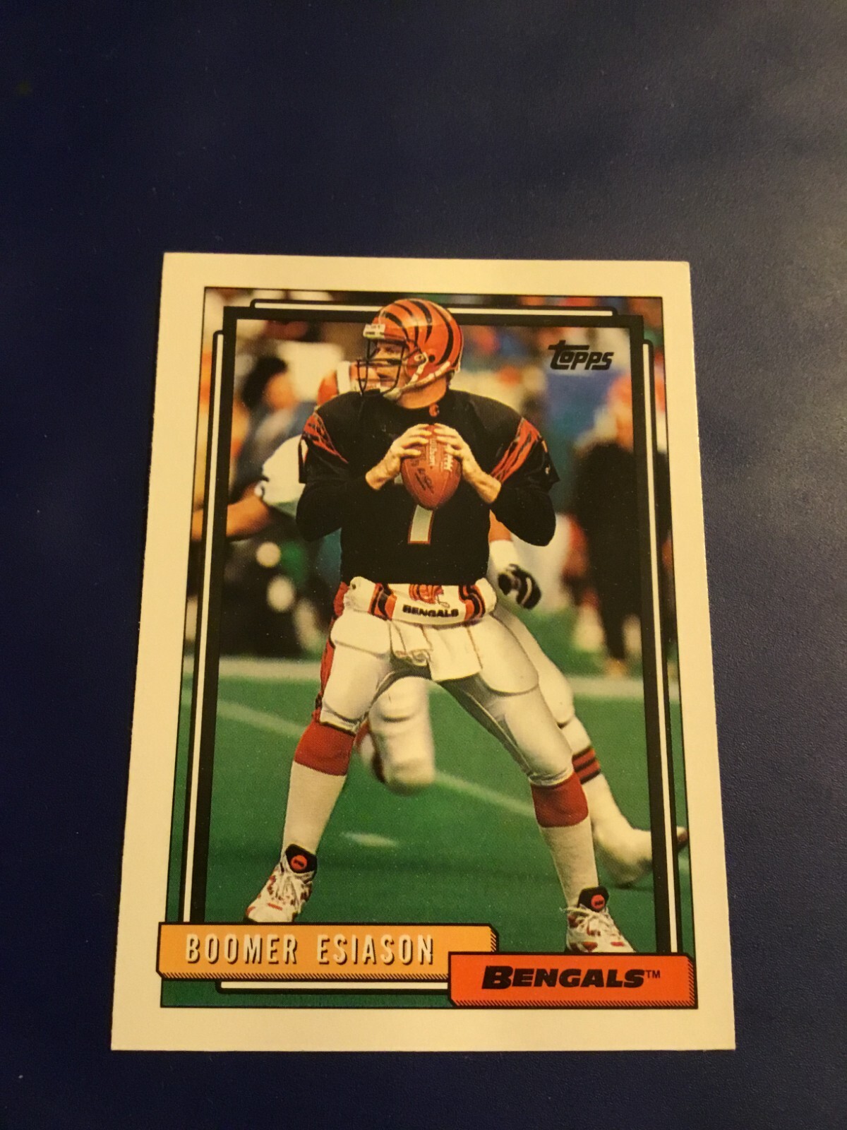 1992 Topps – #722 Boomer Esiason Cincinnati Bengals Great Card!