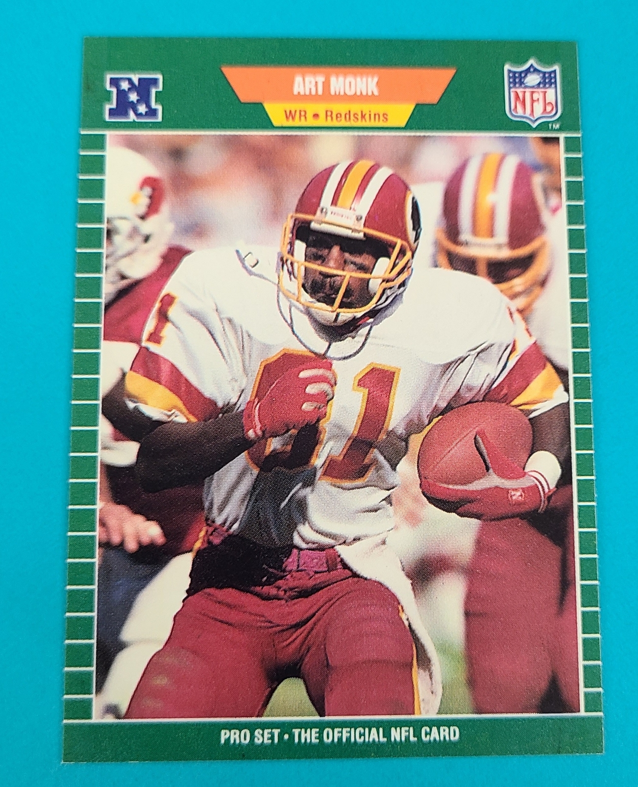 1989 Pro Set #433 Art Monk Washington Redskins FOOTBALL Card J1