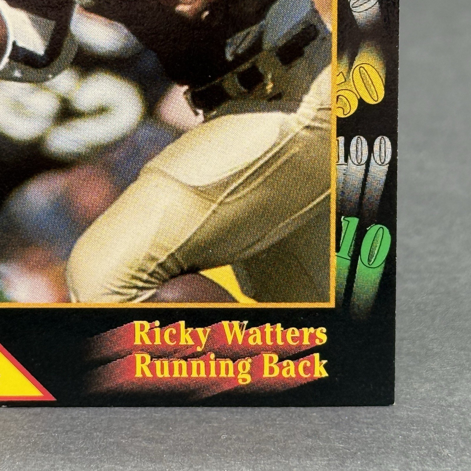 1991 Wild Card Draft Football Ricky Watters #56 (RC) Rookie 20 Stripe SPP