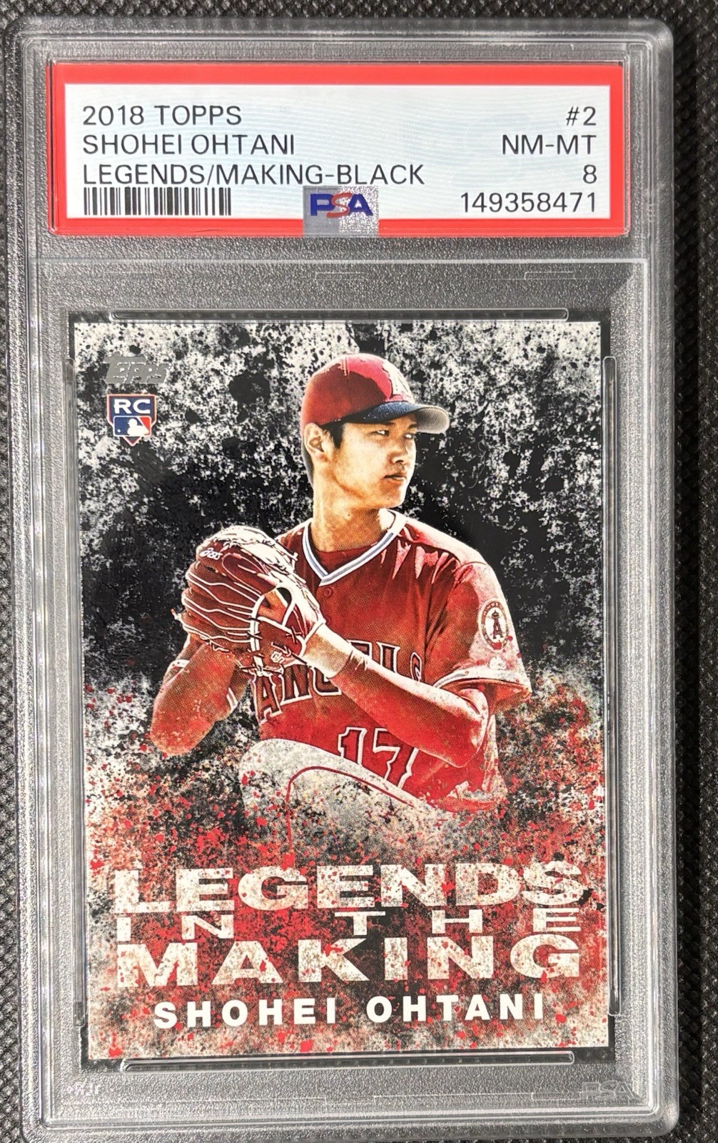 2018 Topps – Legends in the Making Series 2 Shohei Ohtani #LITM-2 Black (RC)