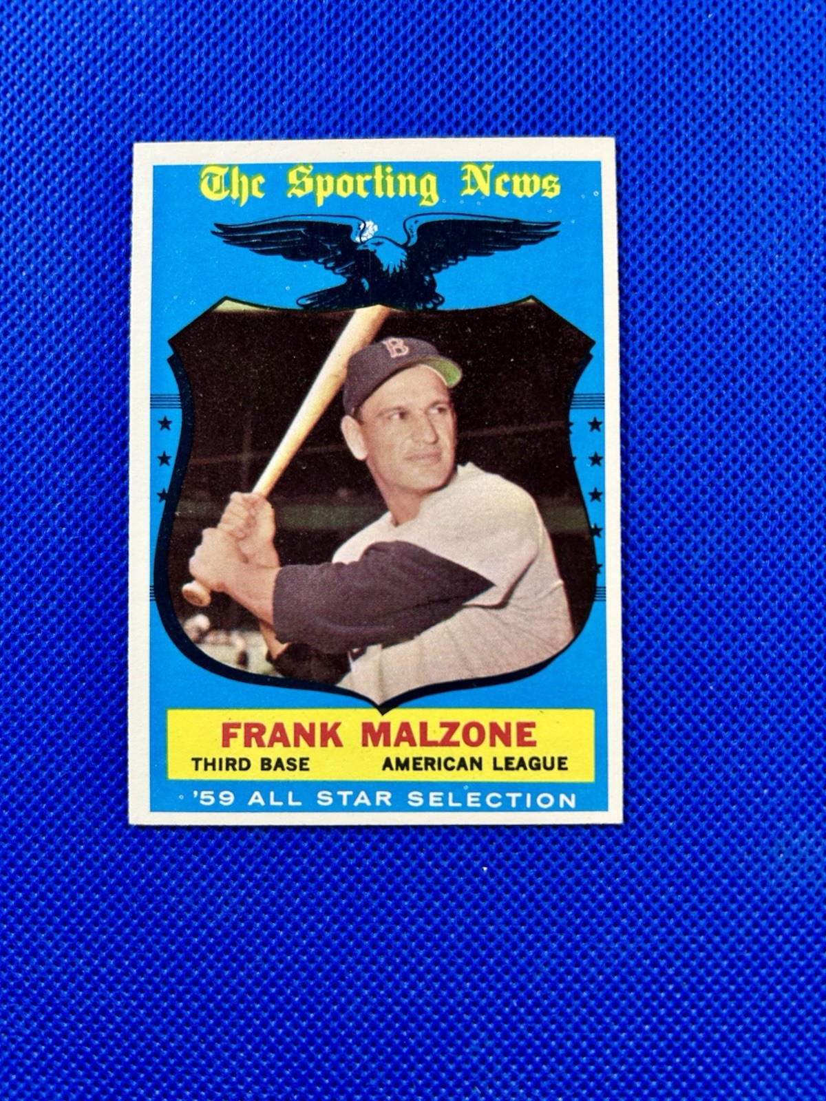1959 Topps #558 Frank Malzone All Star Boston Red Sox High-end NM B59#558A1