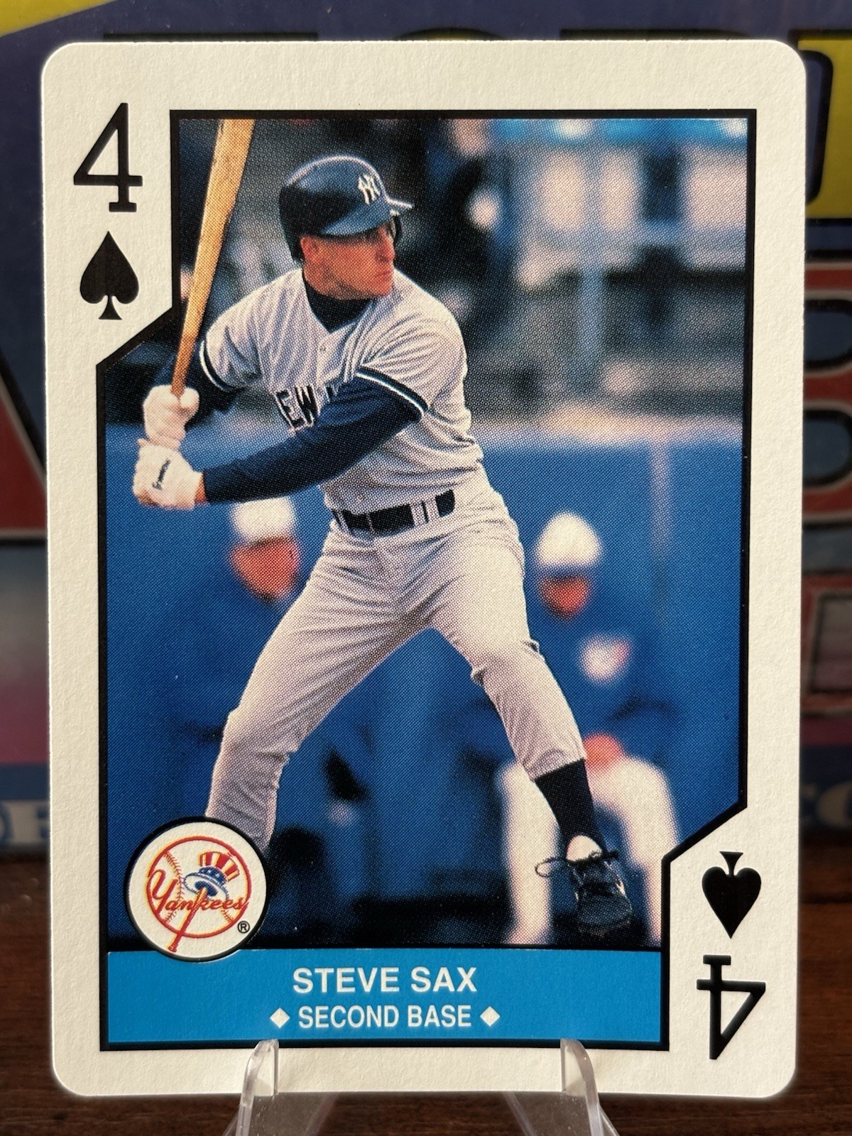 1990 U.S. Playing Cards Major League All-Stars – Steve Sax #4S