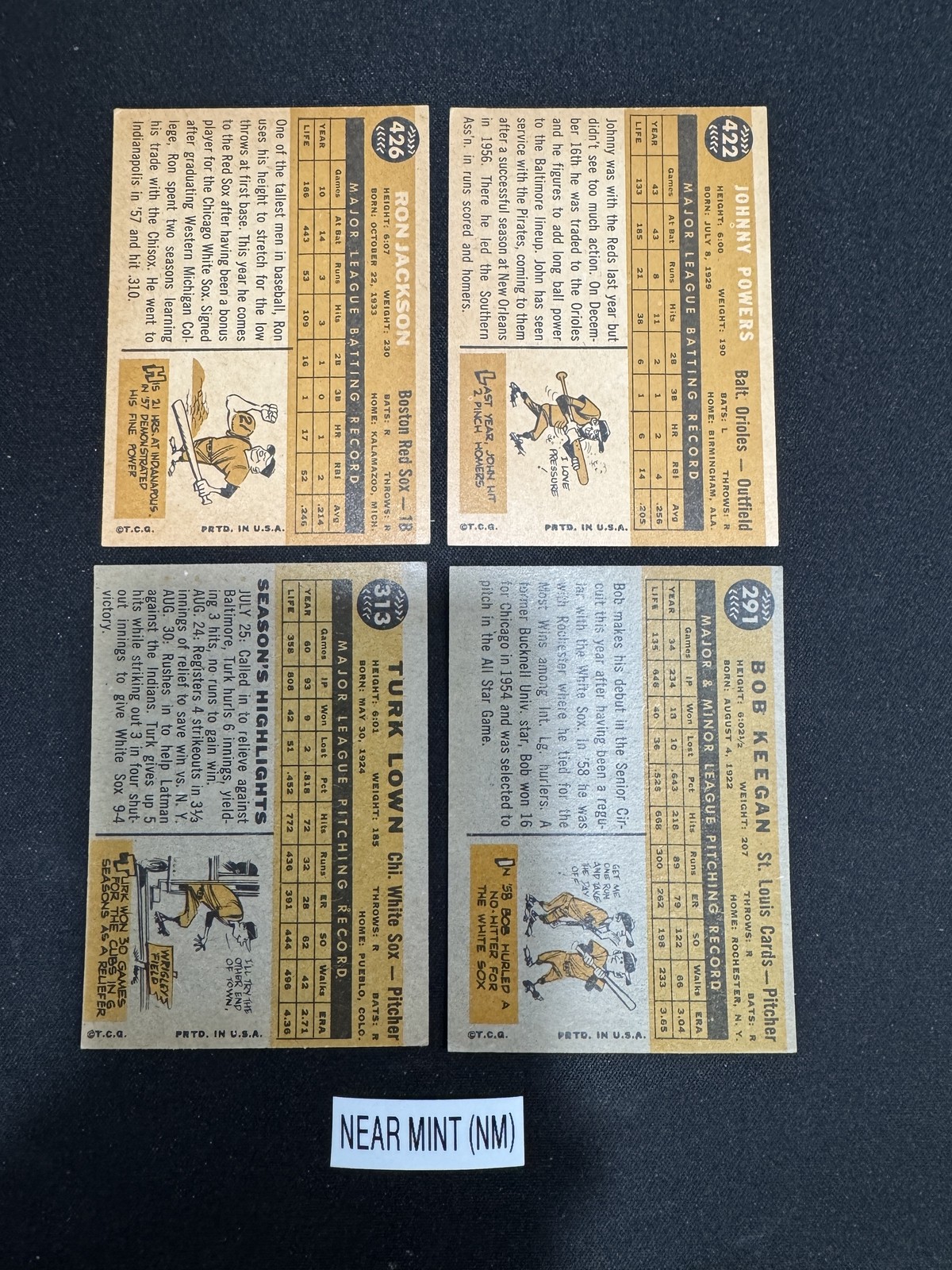 1960 Topps Baseball Cards 401-572 (P-NM) – You Pick – Complete Your Set