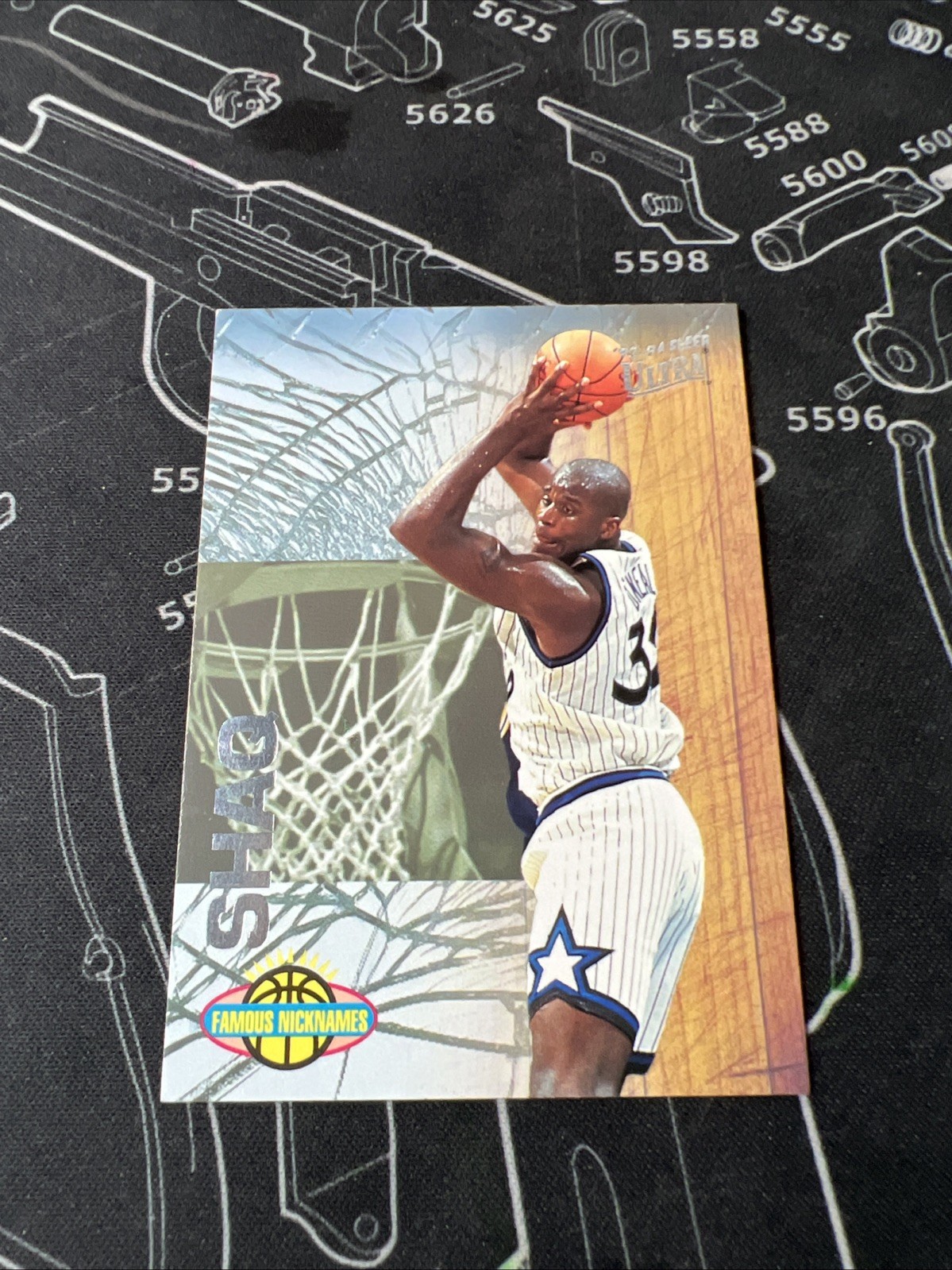 1993-94 Fleer Ultra Famous Nicknames #13 of 15 Shaquille O’Neal INSERT 🔥CLEAN🔥