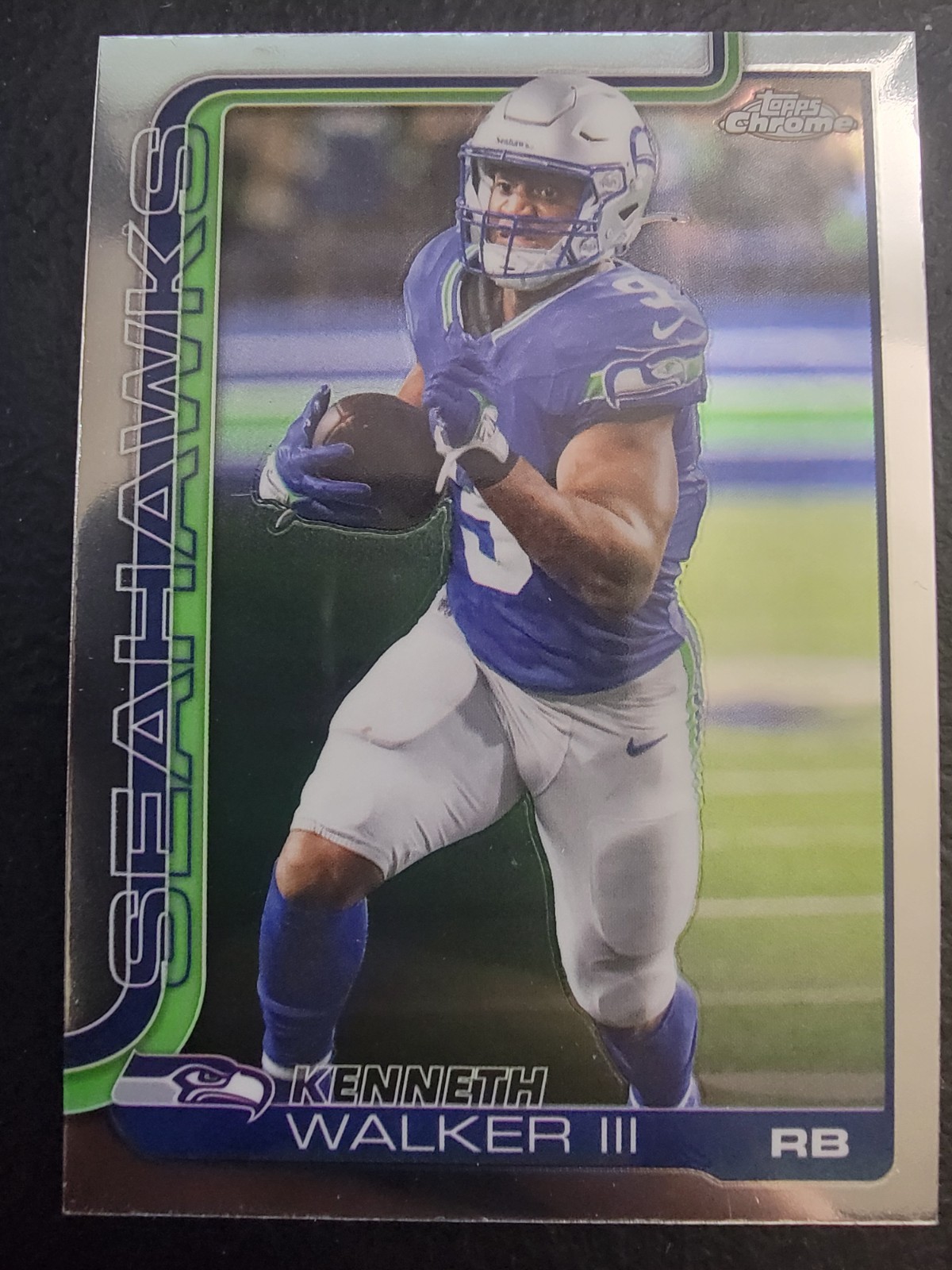 2025 Topps Chrome Football Kenneth Walker III #276 Base Card
