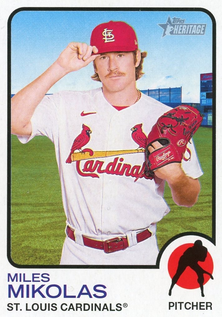 2022 Heritage High Number ST. LOUIS CARDINALS BASE #501-700 Team Set (6 cards)