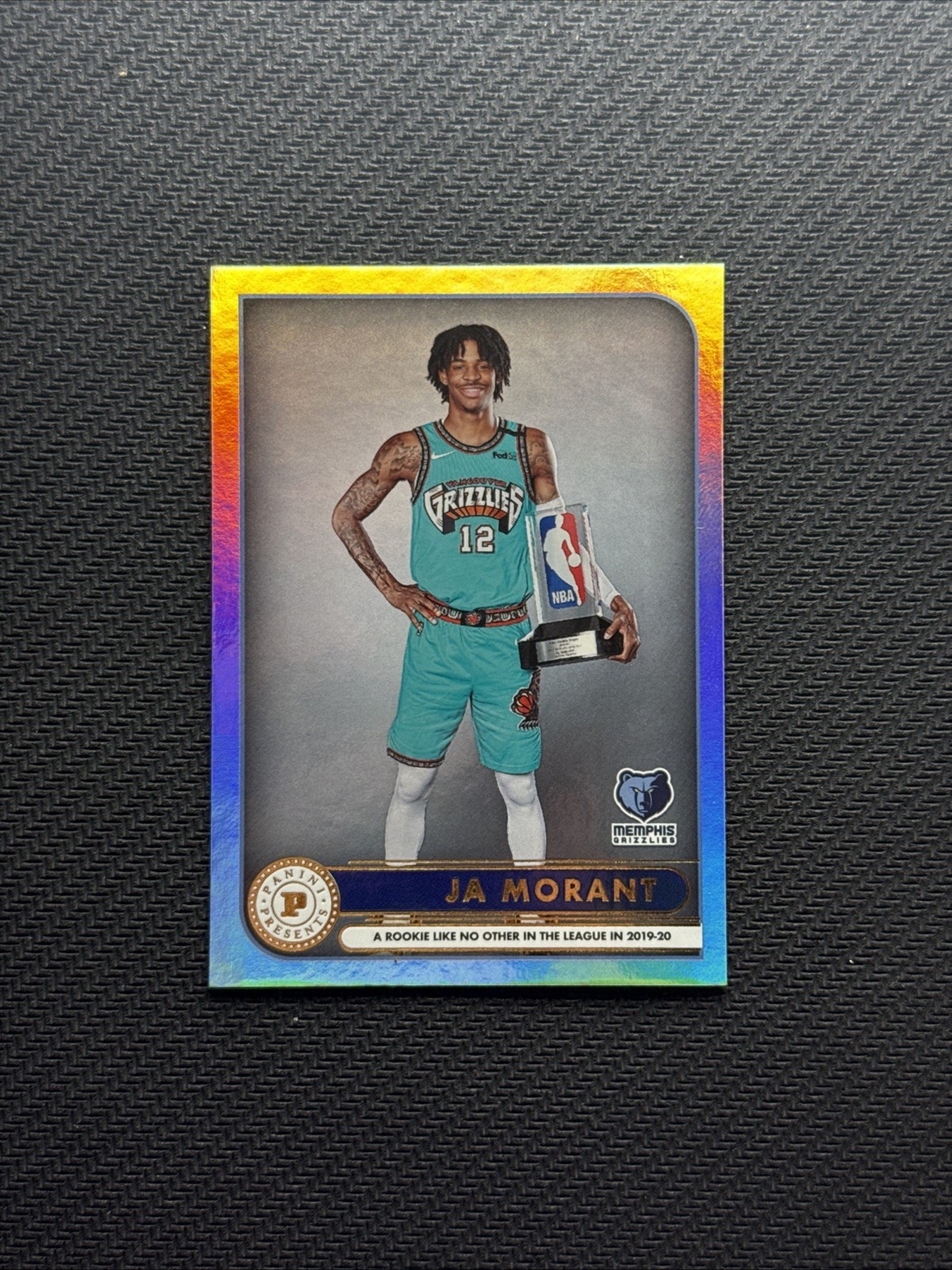 2022-23 Hoops Ja Morant Panini Presents Rookie Like No Other Holo #2 SP
