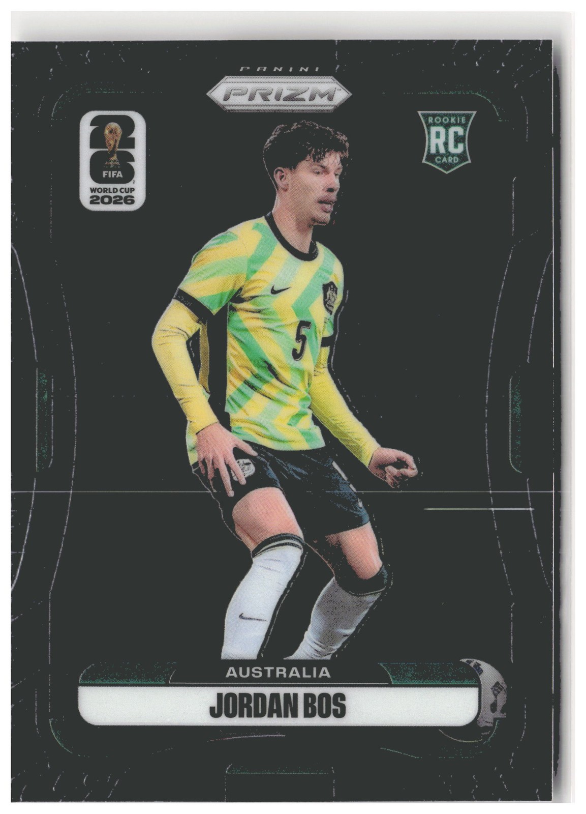Jordan Bos RC – 2026 Panini Prizm World Cup Base Rookie #143 Australia