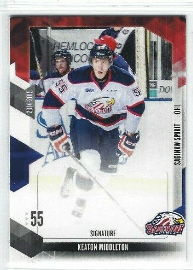 2014-15 Saginaw Spirit (OHL) Keaton Middleton