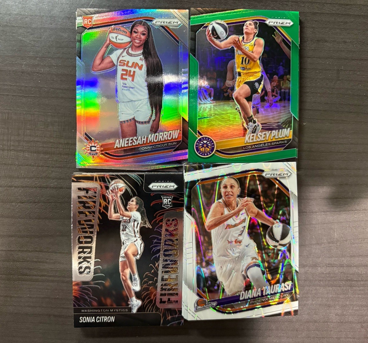 2025 Panini WNBA Prizm U PICK SILVER/WHITE SEISMIC/GREEN/INSERTS 20% off 4+