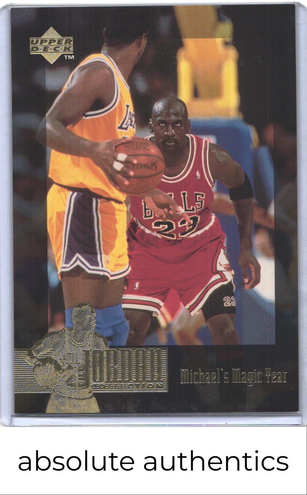 1995-96 Upper Deck The Jordan Collection 3×5 Michael’s Magic Year 21