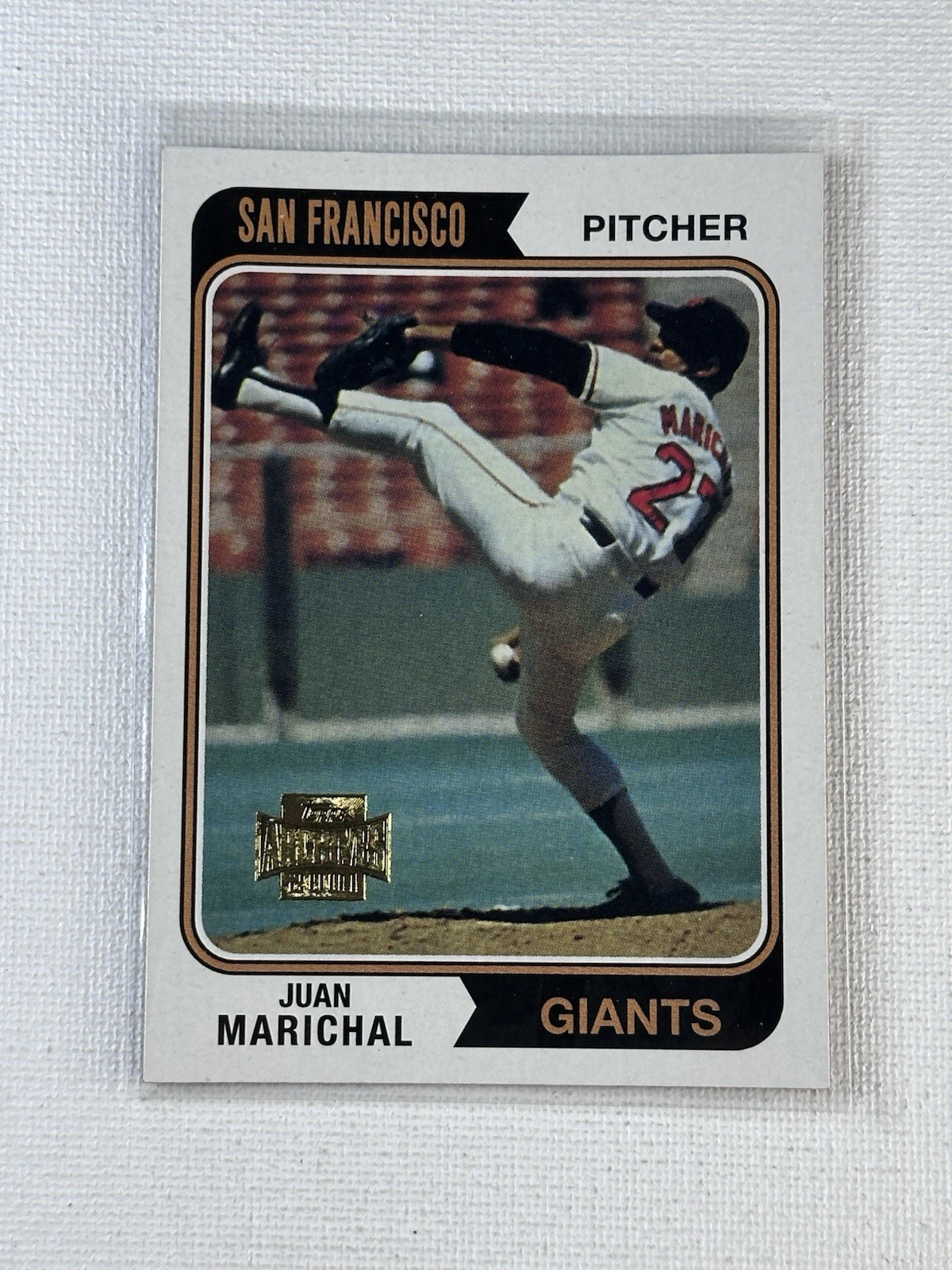 2001 Topps Archives ~ Juan Marichal ~ 1974 Reprint ~ 358 ~ Giants