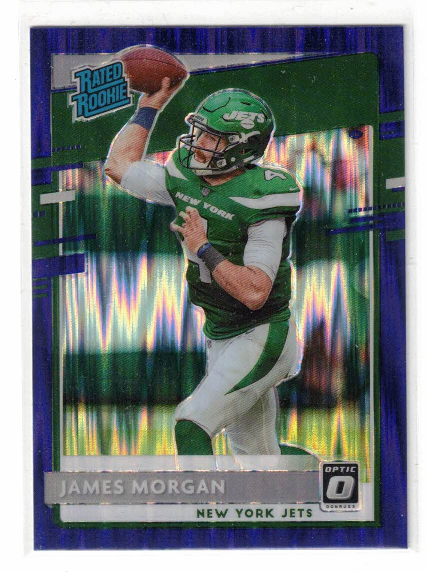 2020 Donruss Optic James Morgan Rated Rookie RC Purple Shock Parallel SP