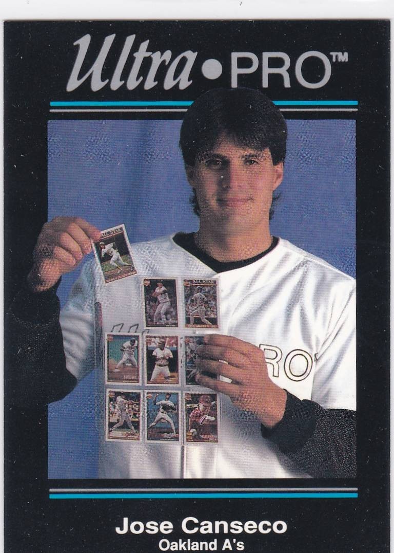 1992 Ultra-Pro Page Promos Box Topper Jose Canseco #P19 Free Shipping!