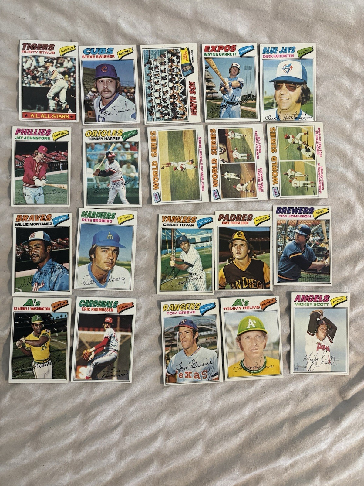 1977 Topps Baseball U-Pick # 361-540 VGEX+ Free Shipping on 3 Cards!