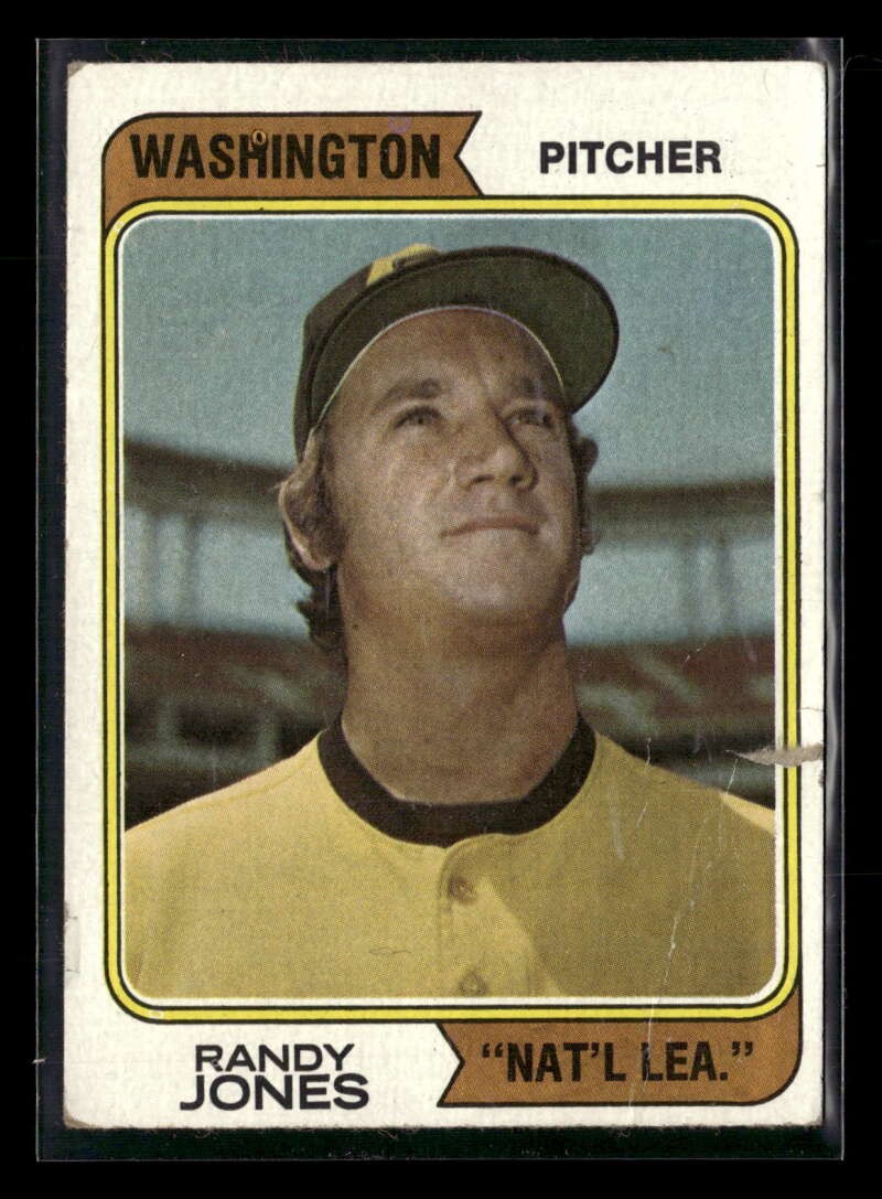 1974 Topps Randy Jones #173 Washington Variation Rookie Padres LG Filler VC932