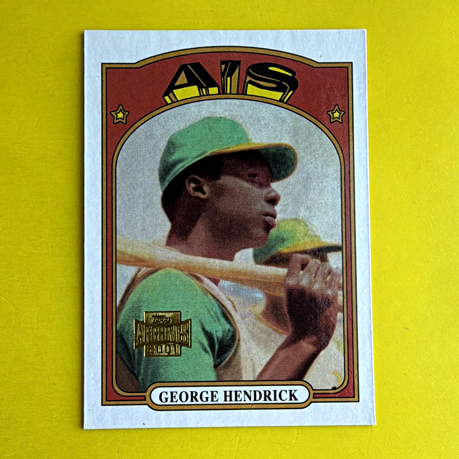 Topps 2001 Archives George Hendrick #406 Oakland Athletics Baseball Card