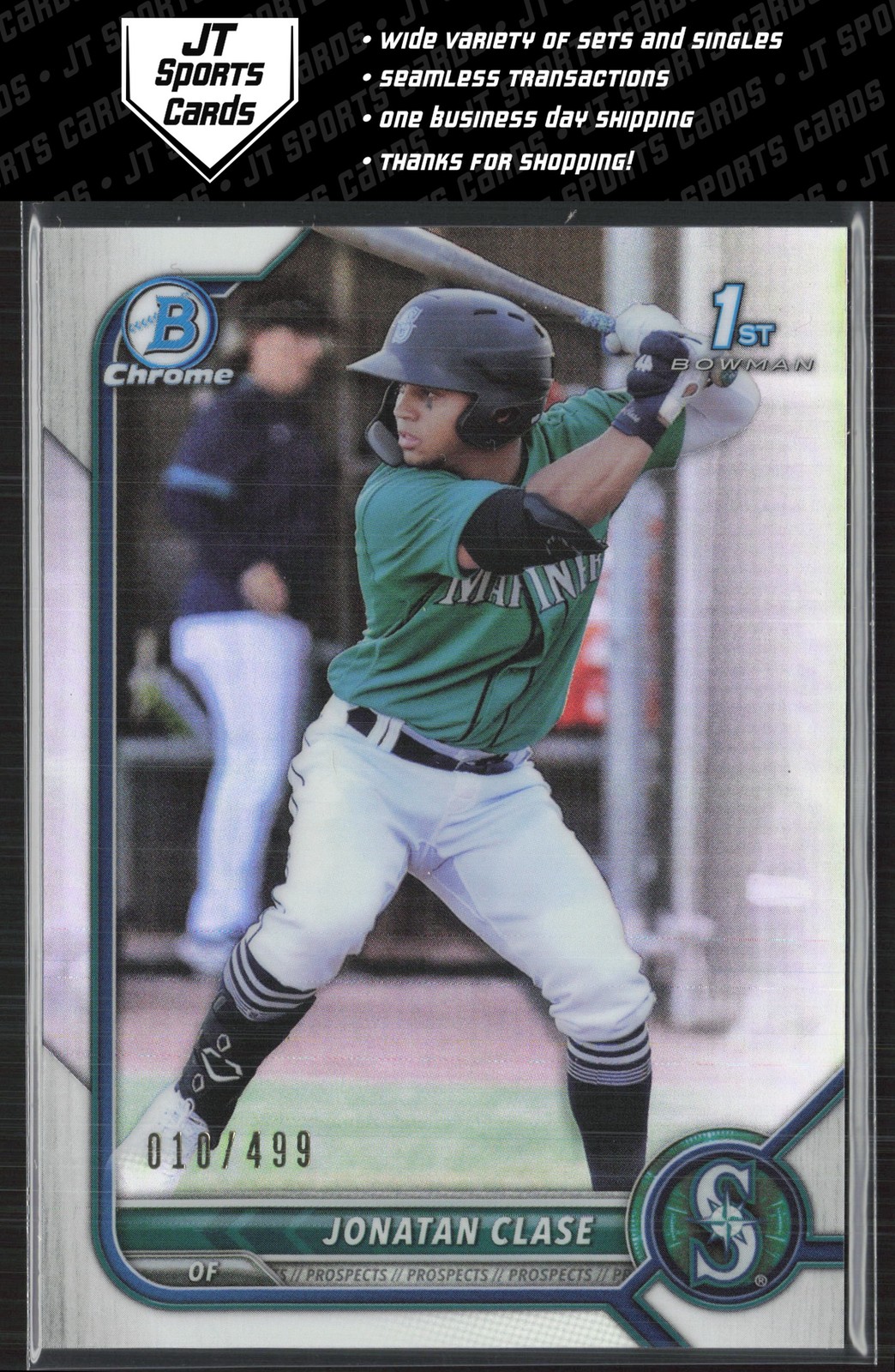 2022 Bowman Jonatan Clase BCP-118 1st Refractor /499 Toronto Blue Jays
