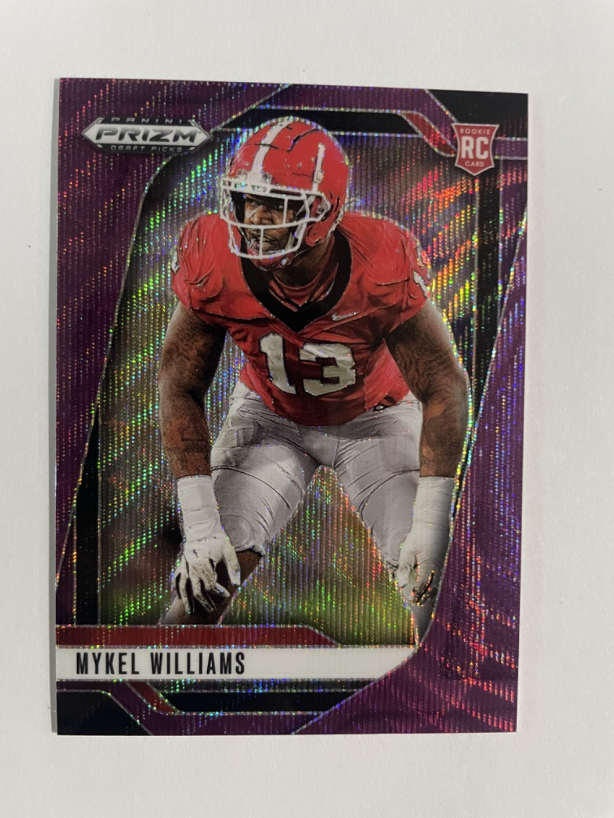 2025 Panini Prizm Draft Picks – Mykel Williams #31 Purple Wave Prizm (RC)