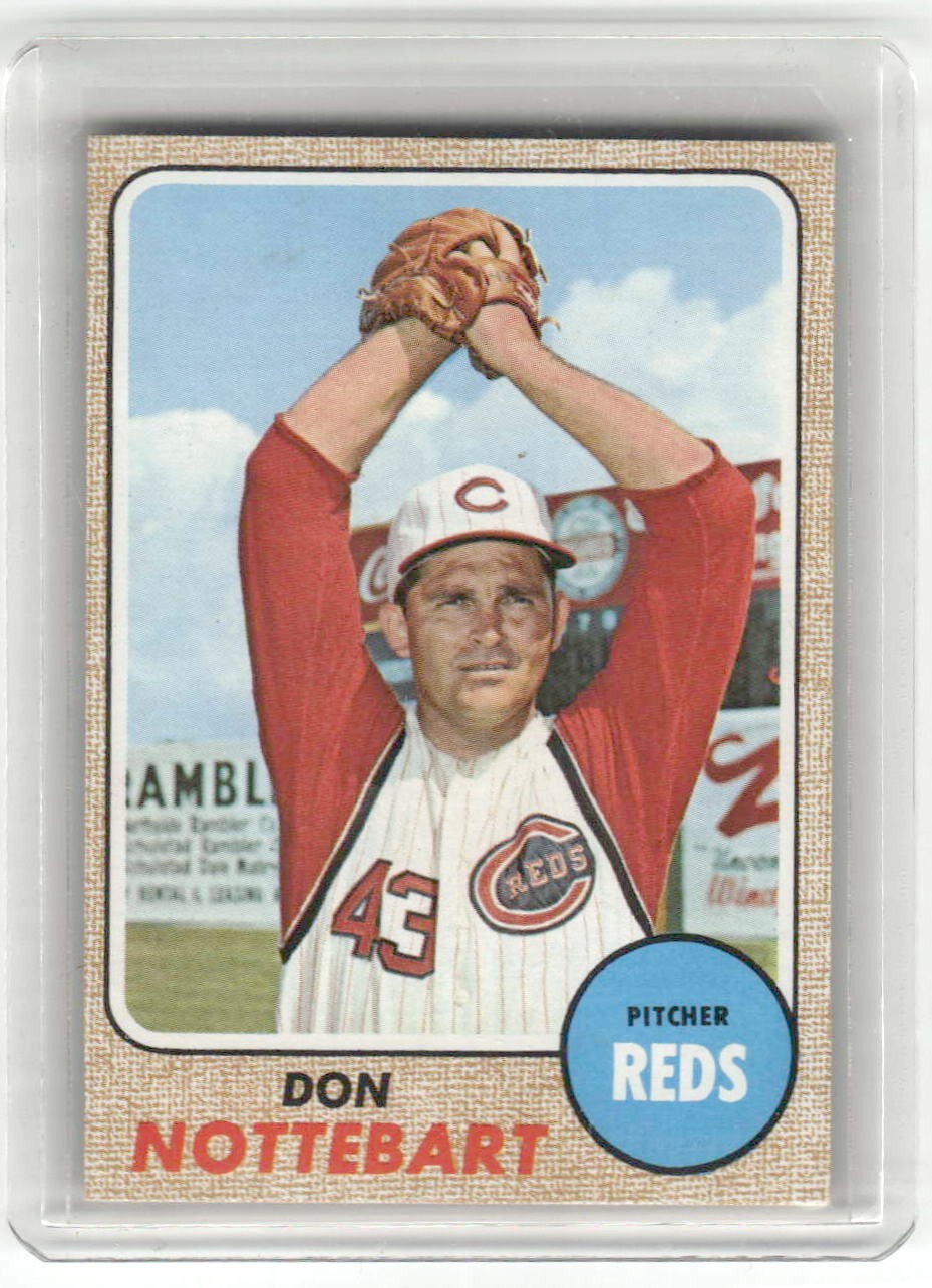 1968 Topps #171 Don Nottebart Near Mint or Better