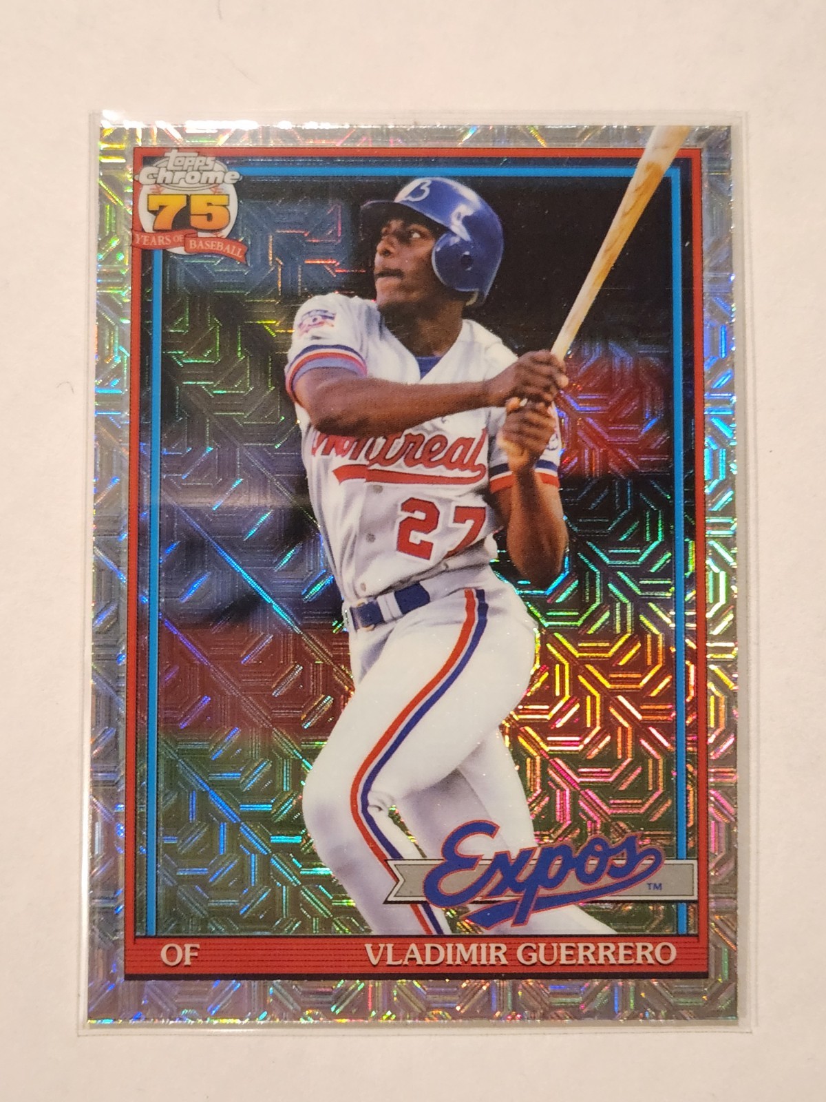 2026 Topps Series 1 Vladimir Guerrero 1991 Mojo Refractor #91C-9 Expos