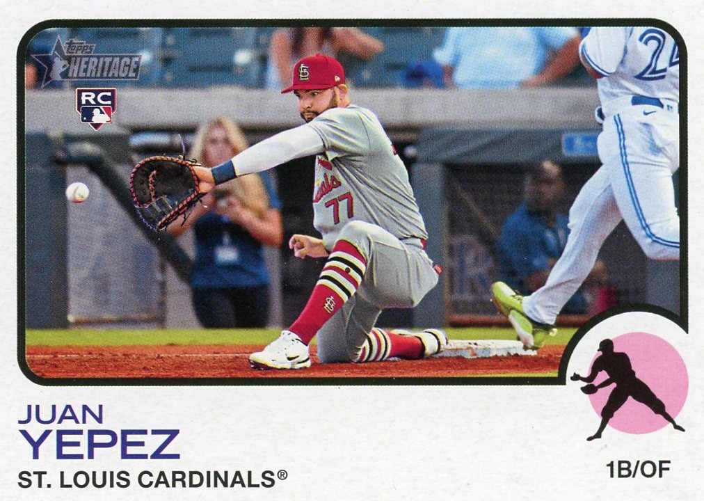 2022 Heritage High Number ST. LOUIS CARDINALS BASE #501-700 Team Set (6 cards)
