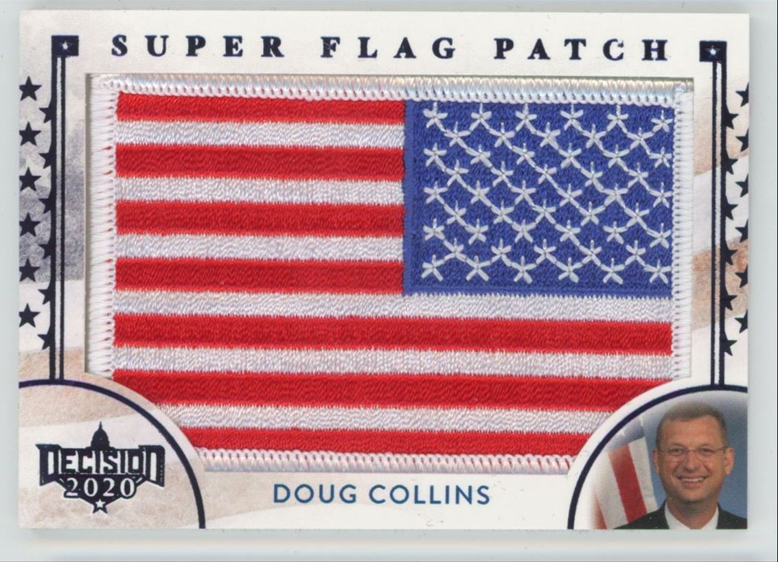 Doug Collins 2020 Decision Super Flag Patch #SF14